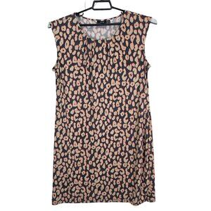 Womens Apt 9 Leopard Print Sleeveless Dress Polyester Blend Stetch Size XL